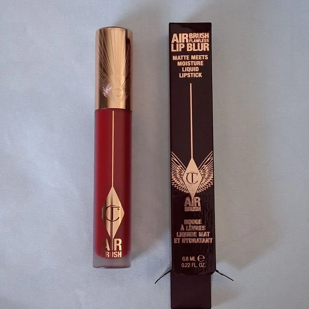 Charlotte Tilbury Air Brush Flawless Lip Blur Liquid Lipstick Ruby Blur